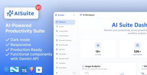 AI Suite – React Frontend Application with Gemini AI Integration