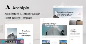Archipix | Architecture and Interior Design React Next Js Template