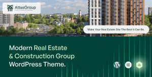 AtlasGroup – Real Estate  Construction Group WordPress Theme