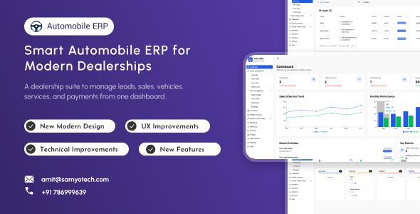 Automobile ERP | Automotive CRM and ERP | Cloud Automotive ERP | Automotive Workshop ERP