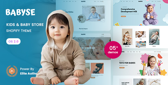 Babyse - Kids Baby Store Responsive Shopify 2.0 Theme