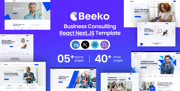 Business Consulting React Next.JS Template