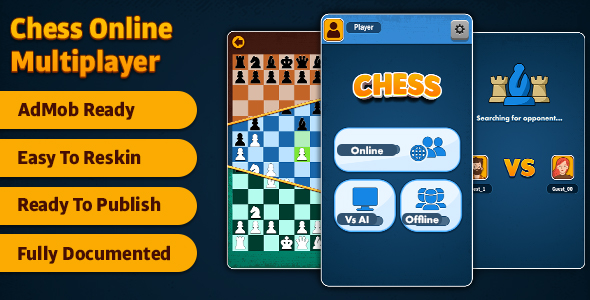Chess Online Offline Multiplayer Game | Firebase Real-Time Database | Libgdx-Java