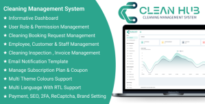 CleanHub SaaS – Cleaning Management System