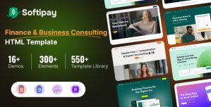 Softipay – Finance  Business Consulting HTML Template