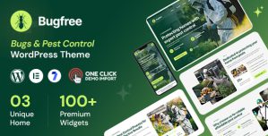 Bugfree – Bugs  Pest Control WordPress Theme