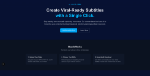 CaptionCraft – AI-Powered Subtitle Generator with Templates