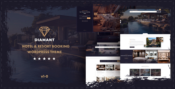 Diamant – Hotel  Resort Booking WordPress Theme