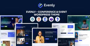 Evenly – Conference  Event WordPress Theme