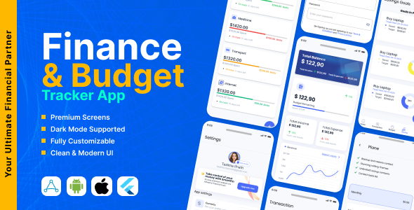 Fintrack Finance  Budget Tracker App with Firebase Backend