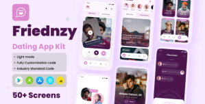 Friendzy – Dating App React Native Expo Ui Kit