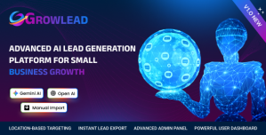 GrowLead – Smart AI Lead Generation  Business Growth SaaS Platform (MERN Stack)