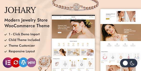 Johary – Diamond Jewelry Store WooCommerce Theme