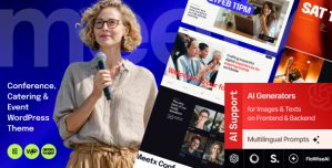 Meetx – Conference, Catering  Event WordPress Theme