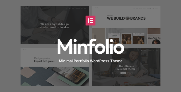 Minfolio – Minimal Agency Portfolio and Personal Portfolio WordPress Theme