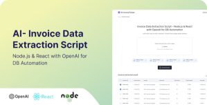 PDF Invoice Data Extraction to MongoDB – Node.js  React with OpenAI