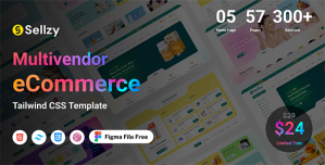 Sellzy – Multivendor eCommerce Tailwind CSS Template