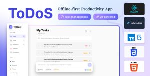 ToDoS (Local) – React 19 Task Manager with AI Breakdown  Insights